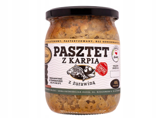 KAPROVÁ PAŠTA s brusnicou 400g BEŁŻEC FISH