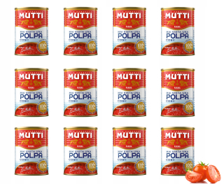 PD MUTTI Paradajky, nadrobno nakrájaná dužina 400g x12