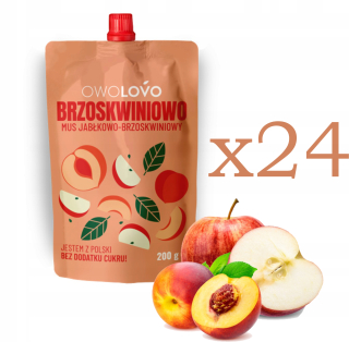 Pd Mus Apple - Peach Oswolovo 200g X24