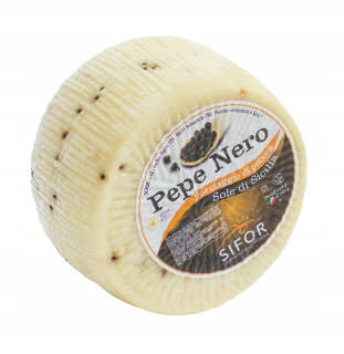 Ovčí syr PECORINO PEPE NERO z Talianska, 0,278 kg