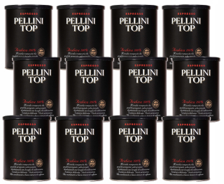 Káva mletá -  PELLINE TOP 12x250G Mleté kávovar