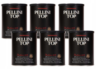 Káva mletá -  PELLINI TOP 6X250G MILOVANÁ KÁVA