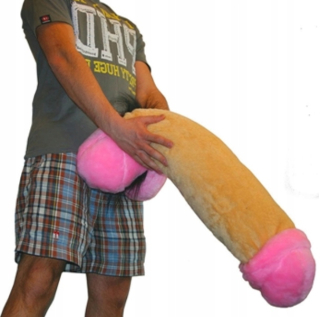 Penis plyšový 75cm XXL darček pre dievčatá 18