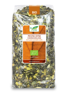 PUMPKINOVÉ SEMENO TMAVÉ ZELENÉ 1KG BIO PLANÉTA ECO