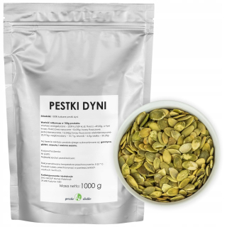 Tekvicové semená vylúpané z čerstvej prírodnej tekvice 1 kg