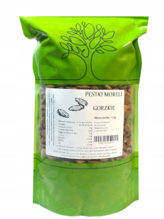 Marhuľové druhy 1 kg horšie marhuľové jadrá