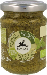 Pesto Genovese (Basil Sauce) Bio 130 g - Alce NE