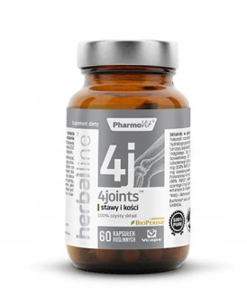 Ochrana kĺbov -  Pharovit Herballline 4Joints Kostné rybníky 60 čiapky