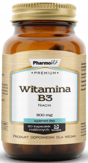 Pharovit Premium Vitamín B3 500 mg 60K Niacín