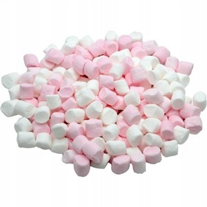 MARSHMALLOW MINI PENY Biela a ružová 1 kg