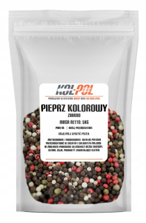 Pepper farebné semeno 5kg aromatické zrnité