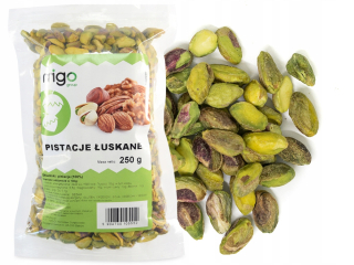 Orechy - Pistácie bez škrupiny 250g, vynikajúce oriešky - migroskupina