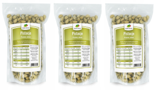 Orechy - Soled Pistachios 3x 1KG Pečené prírodné Set