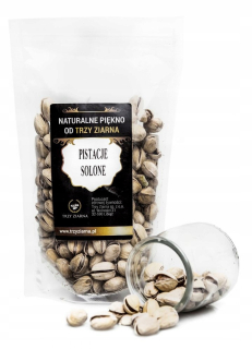 Orechy - OSOLENÉ PISTÁCIE 500g PRÍRODNÉ PRAŽENÉ TRI ZRNÁ