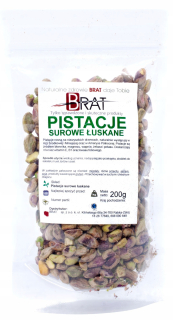 Orechy - Shelped Pistachios bez soli 200g vysoká kvalita!