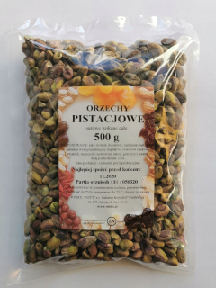 Orechy - Pistachios surový škrupina 0.5kg 500g neuskutočnený