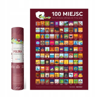 SCENÁRNY PLAGÁT 100 NAJZAUJÍMAVEJŠÍCH MIEST V POĽSKU