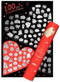 Plagát Scratchor 100 darček na Valentína pre páry