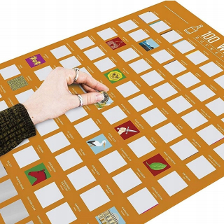Plagát scratchor 100 whisky na pitie
