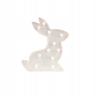 Veľkonočná dekorácia - Haąga Bunny Velor Gray XXL Stredne moderný *
