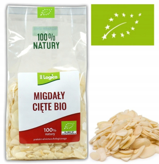 Orechy - Bio 1kg mandľové vločky. Ekologické mandlí
