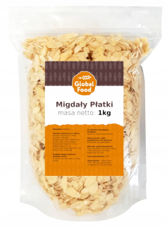 Orechy - ALMOND ALMONDS CUT 1KG 1000G