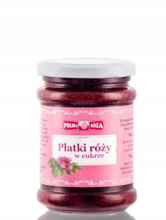 RUŽOVÉ PITÁLY V CUKROVEJ KONFITÚRE 320G POLSKÁ RUŽA