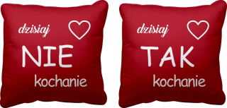 Darček na Valentína - Vankúš na Valentína dnes nie
