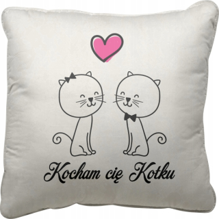 Darček na Valentína - Darček vankúš na Valentína Milujem ťa Kitty