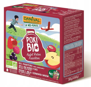 Poki - Apple pyré s červeným pridávaním