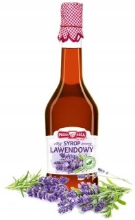 POLSKÝ RUŽOVÝ PRÍRODNÝ DOMÁCNY LEVANDUĽOVÝ SIRUP 500ml
