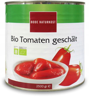 Rajčiaky BEZ KOŽE BIO 2,5 kg - HORECA