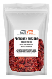 Sušené paradajky 5kg Prírodné sušené slnko
