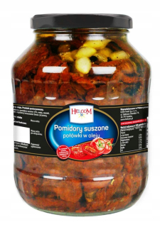 Sušené paradajky polovicu v oleji 4,1 kg