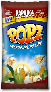 Popcorn pre mikrovlnné chuťové papriky 85G x15