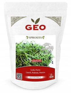 Leek organické semená na klíčkoch 200g geo bavicchi