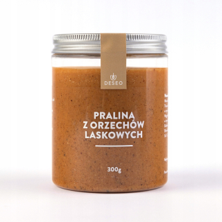 HAZELNUT PRALINE 72% DESEO 300 G