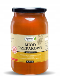Skutočný repkový med 1200g s apliárnym + voľným