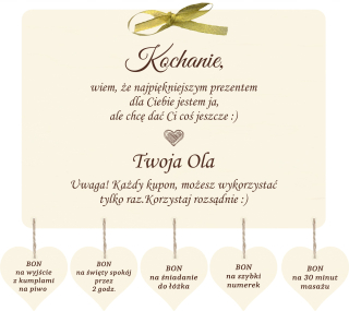 Darček pre HUSBAND BOYFRIEND pre narodeniny, voucher, poukážka