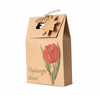 Darčekový kávový čaj Eco box tulipán