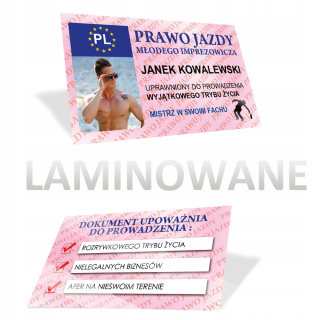 Darček k narodeninám PRO vodičský preukaz Imprezowicz