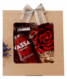 Rum darček, Rose, Candle Birthday + Hrupflex zadarmo