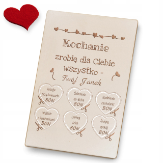 Darček na Valentína - Darček na Valentína pre jej rytie pre neho