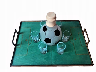Darček k narodeninám pre karafy / bárky rozteč FUTBAL