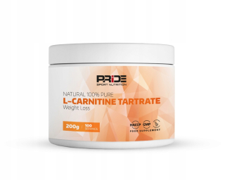 Spaľovač tuku - PRIDE L-CARNITÍN 100% L-CARNITÍNU WINISTER 200G