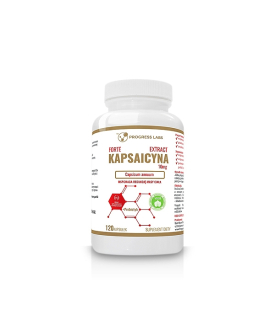 Spaľovač tuku - Progress Kapsaicin Forte 120VC Prebiotická chuť