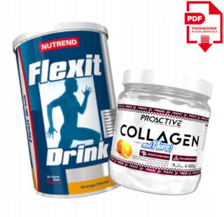 Ochrana kĺbov -  Promo Flexit drink 400g + proaktívny kolagén 400g
