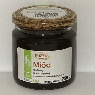 PUCER Medovicový med z ihličnatej medovice 400g - BIO