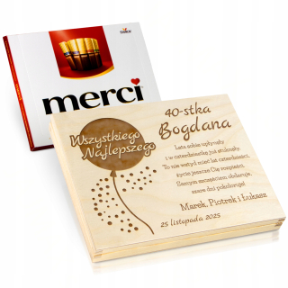 Merci Gift Box pre narodeniny 30 40 20 Engrin