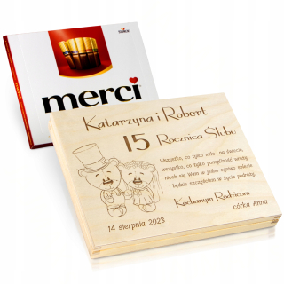 Box pre jubilejné svadobné výročie + Merci Set